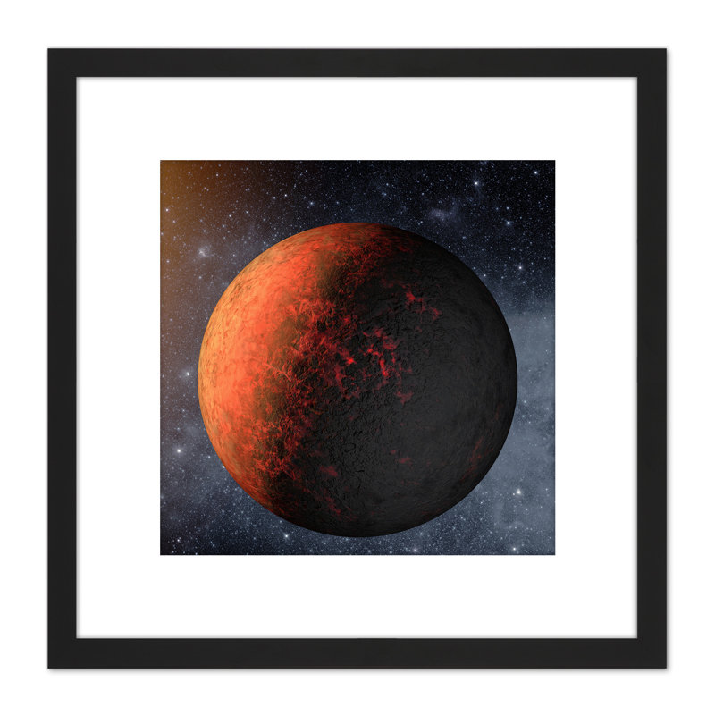 Space NASA Kepler-20E Planet Star Concept Illustration - Single Picture Frame Print