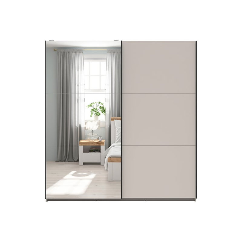 Beverlyn Manufactured Wood Wardrobe, Cashmere