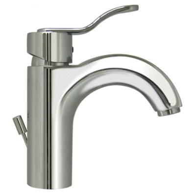 Wavehaus Single-Hole Single-handle Bathroom Faucet with Drain Assembly