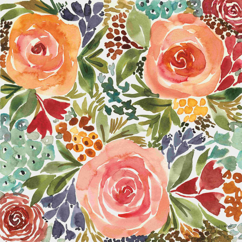 " Ode To Spring I ", 12" H x 12" W  