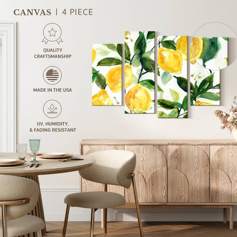 Yarlin Lemony Branches, 27" H x 43" W