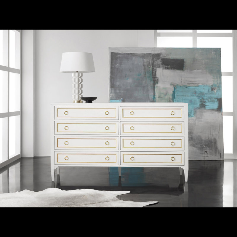 Modern History 8 - Drawer Solid Wood Dresser