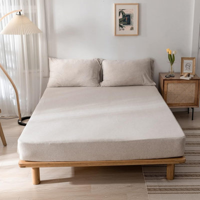 Drap-housse en coton tricoté 3 pièces DONEUS