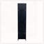 Armoire de rangement murale empilable noire