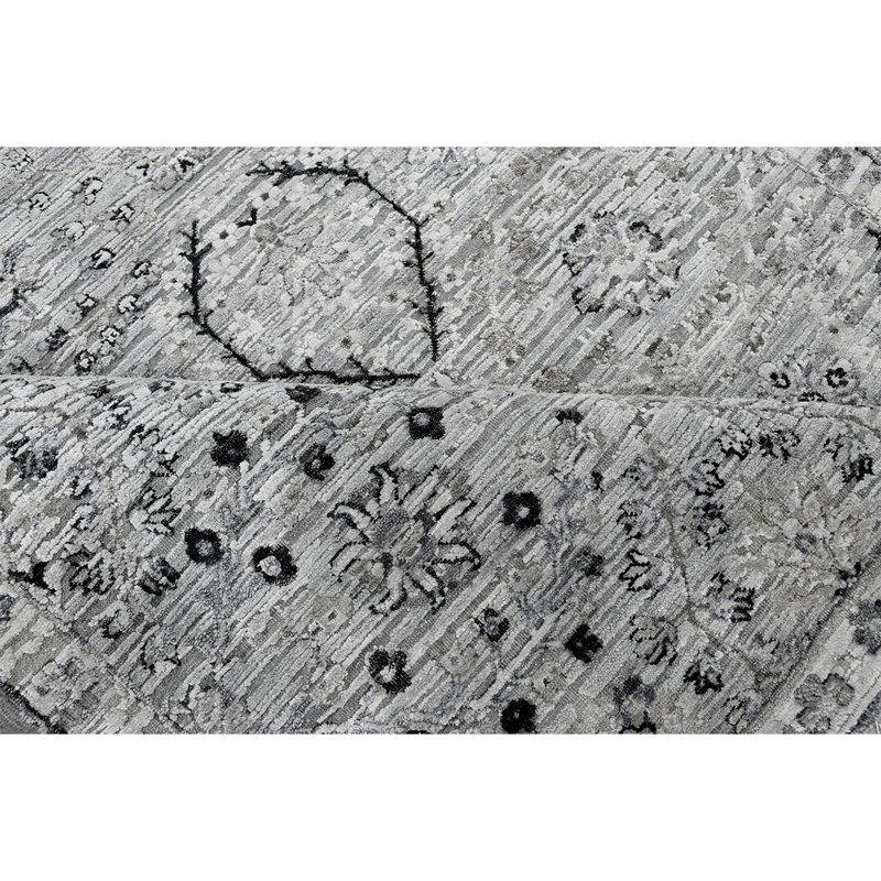 Elegant Abstract Area Rug, Rectangle 9' x 12'