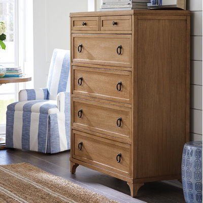 Newport Solid Wood 44'' W 6 - Drawer Dresser