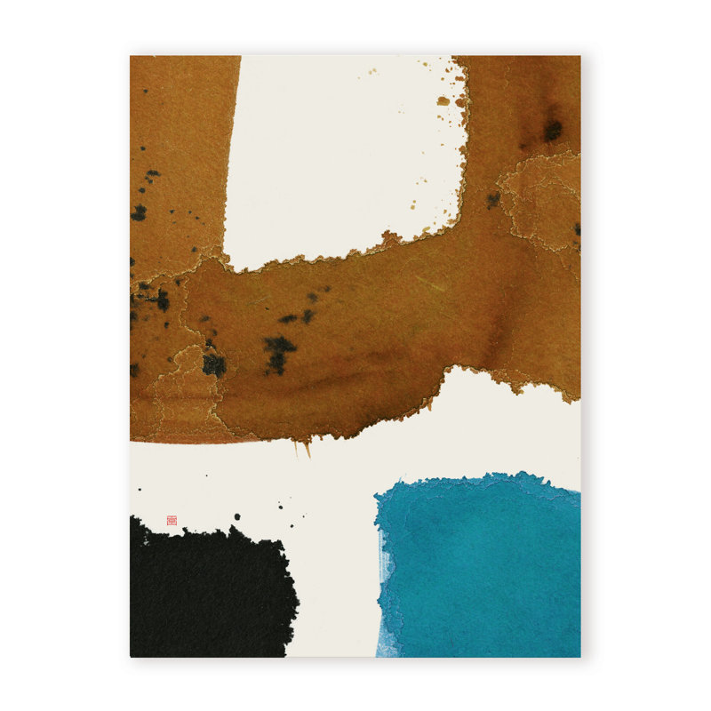 Abstract Off Track, 48" H x 36" W x 1.5" D, Wrapped Canvas, Does Not Apply