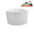 43.3'' x 43.3'' Soaking Acrylic Bathtub-83635614