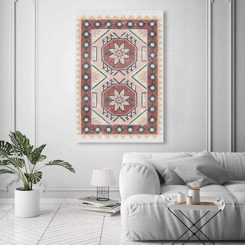 Daylight Damask Print by Oliver Gal, 45"H x 30"W, Gallery Wrapped