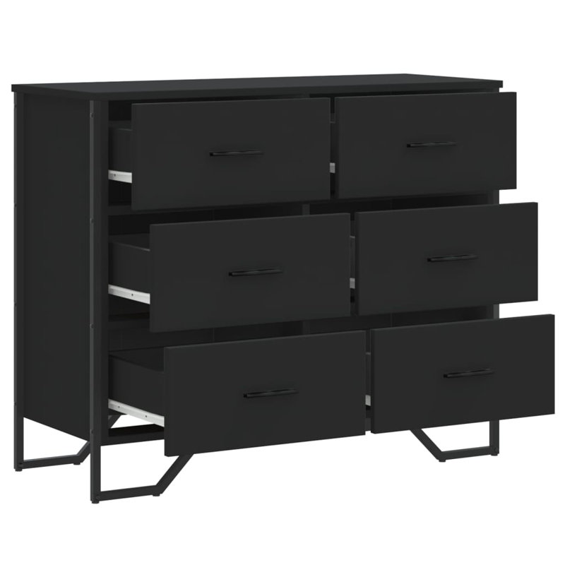 Bayad Rectangle Accent Chest, Black