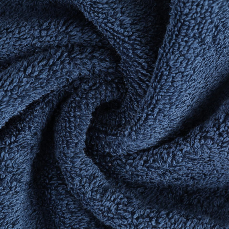Zetilla Plush Bath Towel, Navy