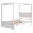 Full Size Canopy Bed With Drawers-1451939885