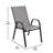 Aundreia Commercial 7 Pc Outdoor Patio Dining Set with Glass Table and 6 Chairs-744558654
