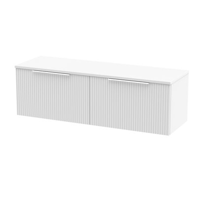 Fluted 120.5cm Single Bathroom Vanity Base Only