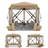 Pièce moustiquaire 10 pi x 10 pi avec moustiquaire-105123207
