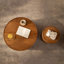 Table basse ronde en rotin avec rangement amovible