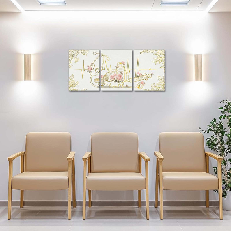 3 Piece Wrapped Canvas Wall Art