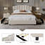 Grand lit plateforme avec rangement-473279542
