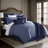 Thorne Navy Comforter & 2 Shams Set California King-120904504