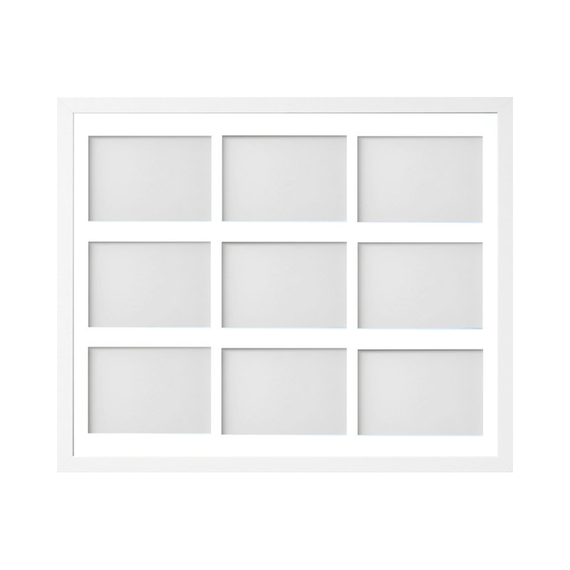Markeisha Matte Picture Frame with Mat, White
