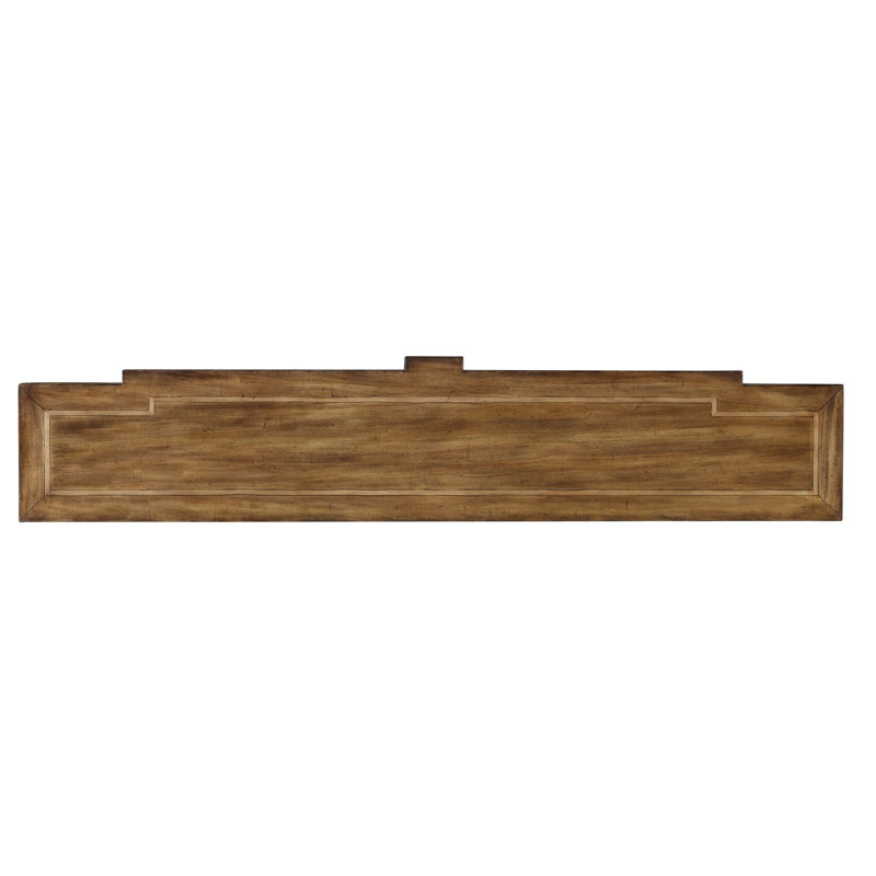 Amber Sands Traditional Wood Console Table with Storage