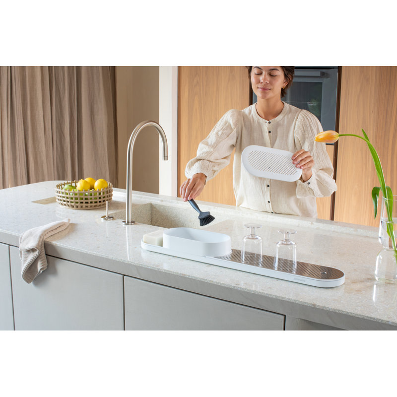 Brabantia SinkStyle Organizer and Drying Tray, White