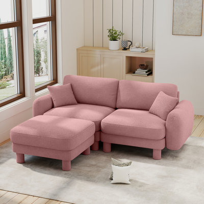 Canapé-lit modulaire à 2 places avec accoudoirs Boucle