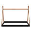 Lit de sol simple de style tente avec structure triangulaire-29607395
