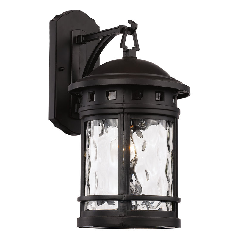 Krissy Wall Light, Black, 16.25" H x 9" W x 11.5" D