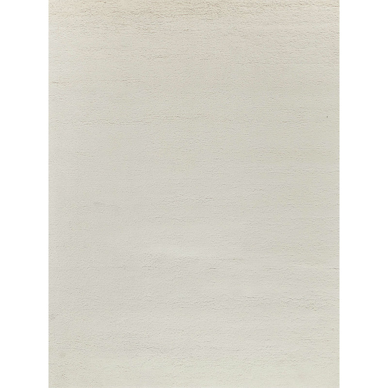 Merino Wool Area Rug in Ivory, Rectangle 2' x 3'