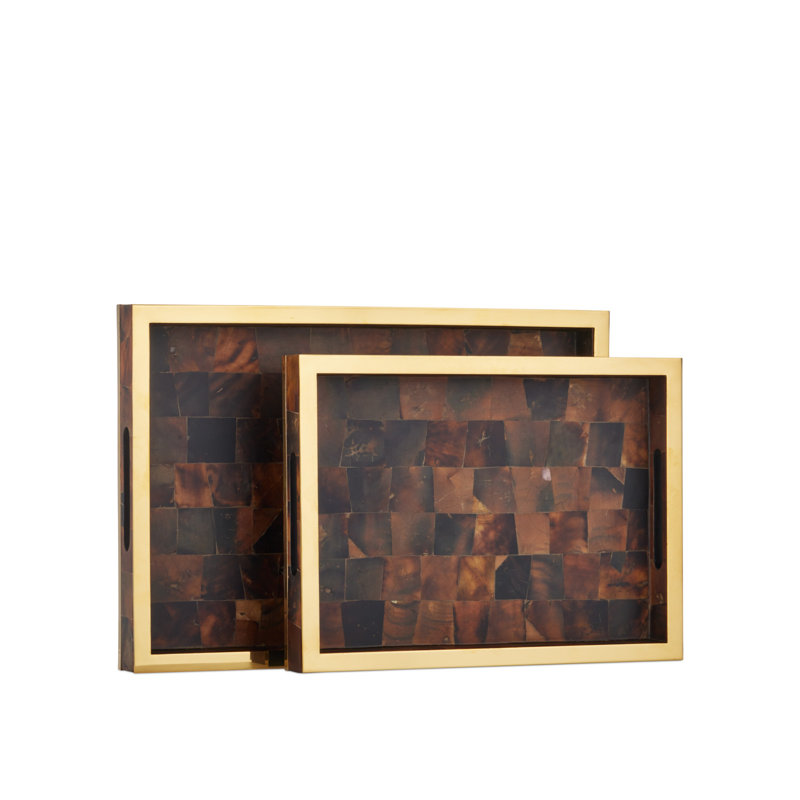 Ensemble de 2 plateaux Casey Brown