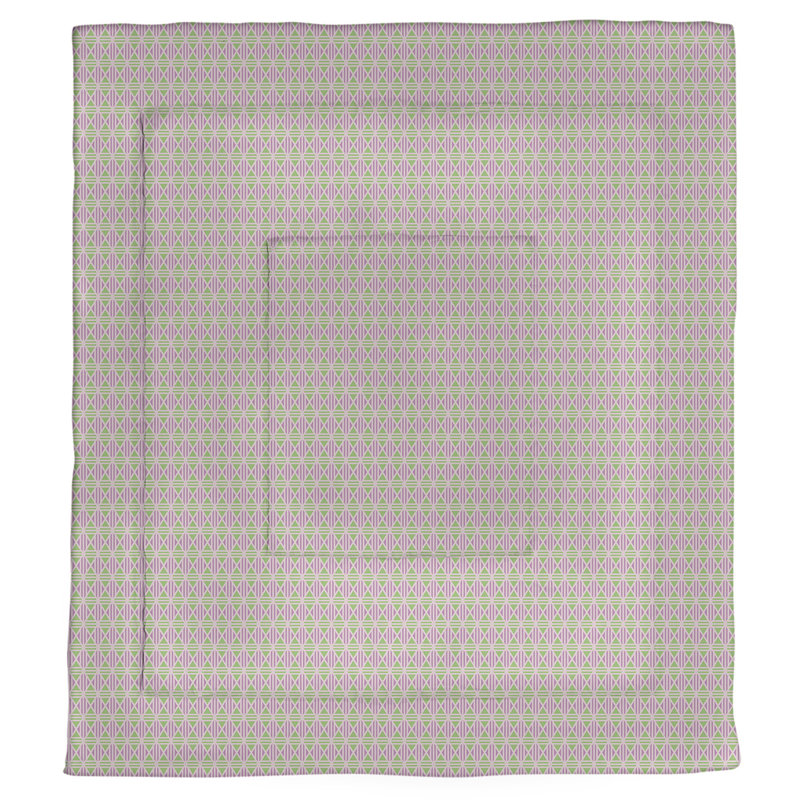 Édredon réversible simple Katelyn Elizabeth, Édredon simple TG, Rose et pastel