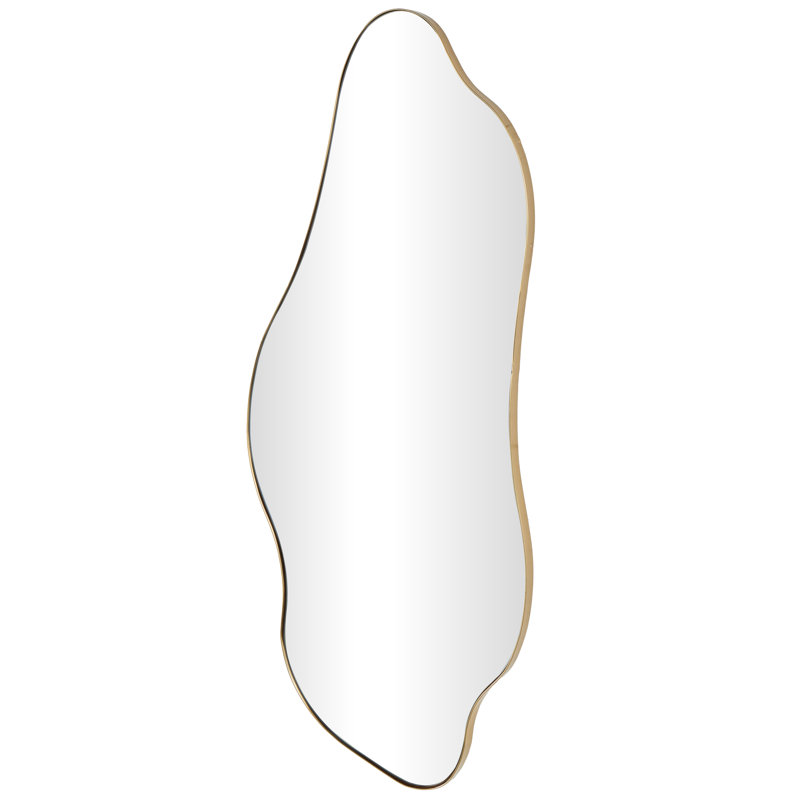 Cole And Grey Metal Wavy Room Wall Mirror