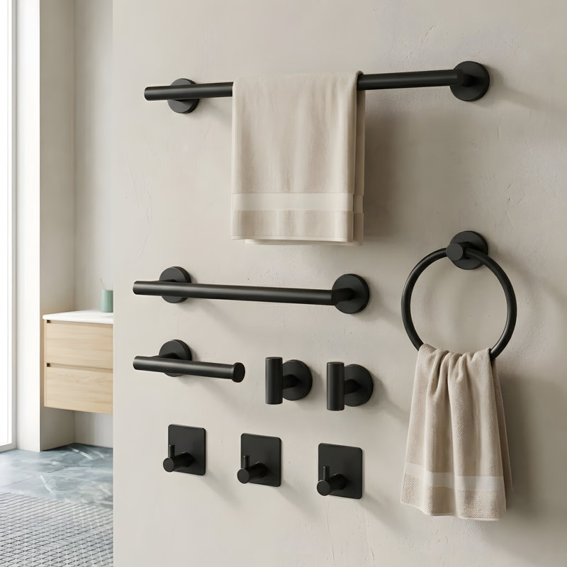 Ensemble d'accessoires de salle de bain 9 pièces 9 pièces