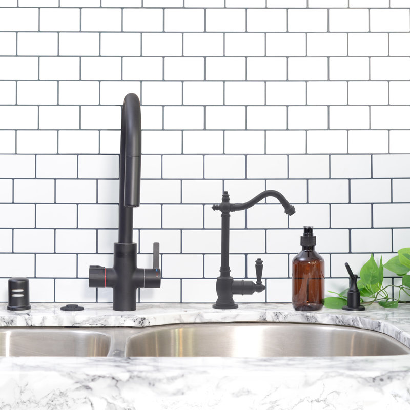 Robinet distributeur d'eau froide à poignée simple 9 po Victorian, Laiton poli