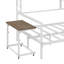 Lit de jour multifonctionnel en métal avec bureau réglable, grille robuste, tablettes fonctionnelles et support pratique-1254064308-1254064315