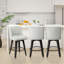 Tabouret de comptoir pivotant en bois massif Makiba de 26 po (ensemble de 1/2/4)-97710054-98270663