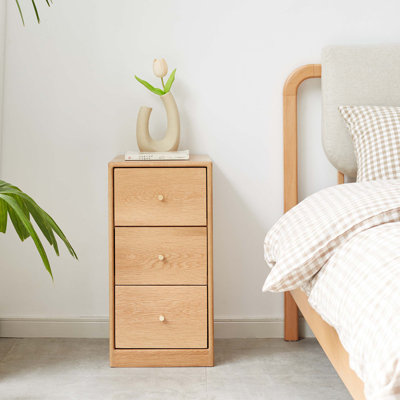 Table de chevet avec armoire de rangement pour le salon - table de rangement sur pied