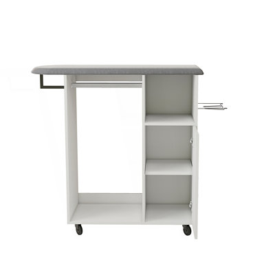 Chariot roulant compact avec rangement, armoire d'appoint