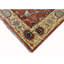 Hand-Knotted High-Quality Red and Ivory Area Rug