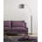 Necmiye 73.5'' Brass Arched Floor Lamp
