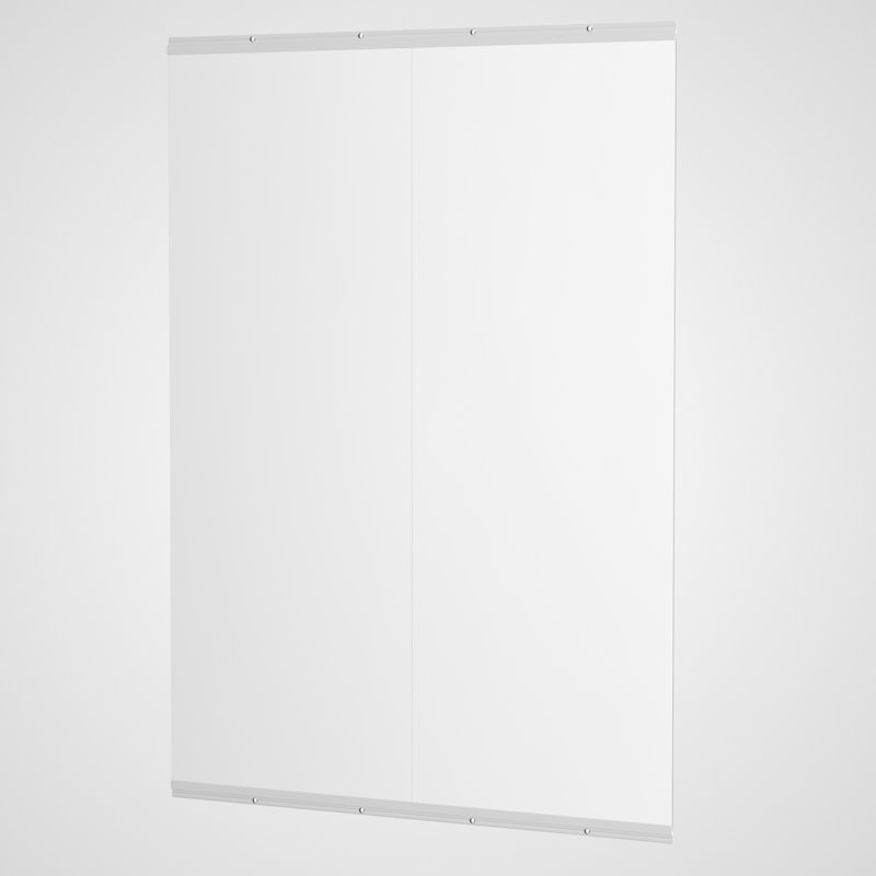 Aluminium Square Mirror