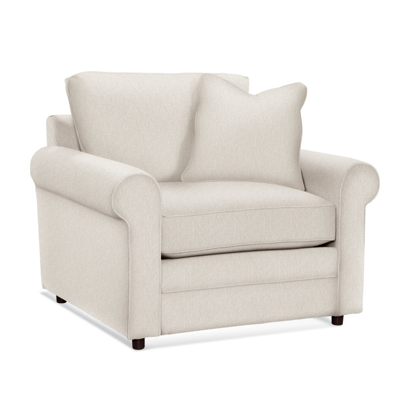 Edgeworth Upholstered Accent Chair, Snow Crypton Performance; 0884-91