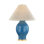 Westhorpe Table Lamp in Aged Brass and Ceramic French Blue by Mark D. Sikes