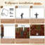 Papier peint auto-adhésif moderne l 96 po x H 69 po Peel and Stick-1278397689