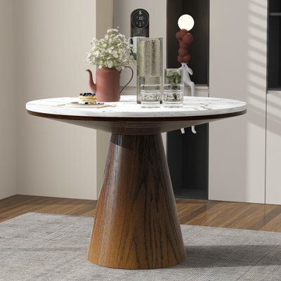 Table de salle à manger, table de cuisine, table de salle à manger sur pied Ignotas