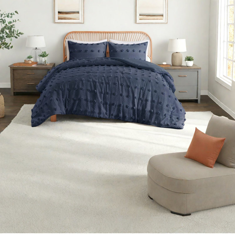 Elegant Jacquard Bedding Set, Polyester Comforter For Home