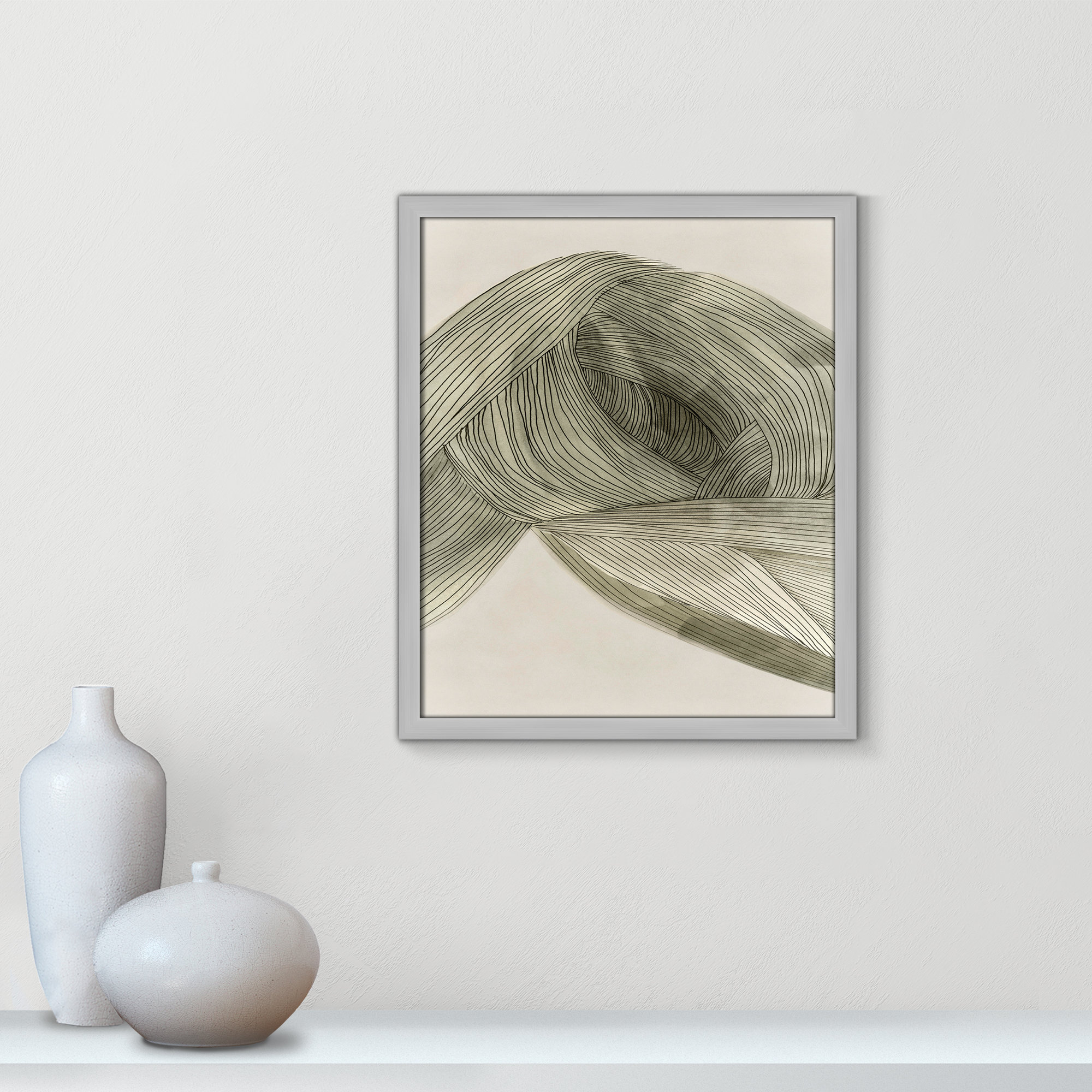 Dreaming In Pastel I, Matte Silver, 19" H x 16" W x 0.75" D