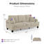 Luka 2-Piece Chenille Sofa Set-674056719-694236775