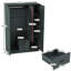 Maybery 3 Piece Bedroom Set (1 Drawer Bedside Chest, 4 Drawer Chest, 3 Door 2 Drawer Mirrored Wardrobe), (5)-211389584